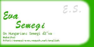 eva semegi business card